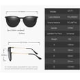 thumbnail image 4 of Gafas de sol redondas vintage para mujer y hombre, estilo clásico retro de diseñador, 4 of 5