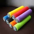 thumbnail image 2 of Funda para manillar de bicicleta de montaña, antideslizante, resistente al desgaste y a los golpes, funda de esponja roja de color con bloqueo de manillar, 2 of 5