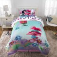 thumbnail image 2 of TROLLS 2 WORLD TOUR 3 piece Twin Sheet Set Kids Microfiber, 2 of 9