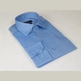 thumbnail image 6 of Mens 100% Cotton Shirt From Turkey Manschett by Quesste Slim Fit 4029-08 Blue, 6 of 6