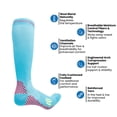 thumbnail image 4 of Calcetines finos hasta la rodilla de secado rápido para deportes profesionales, fitness, correr y saltar la cuerda, 4 of 6