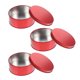 thumbnail image 3 of 3 moldes redondos para galletas, para hornear pasteles, de metal, para guardar dulces, hojaldre, manualidades, Pascua, ocasiones especiales y festividades, color rojo., 3 of 8