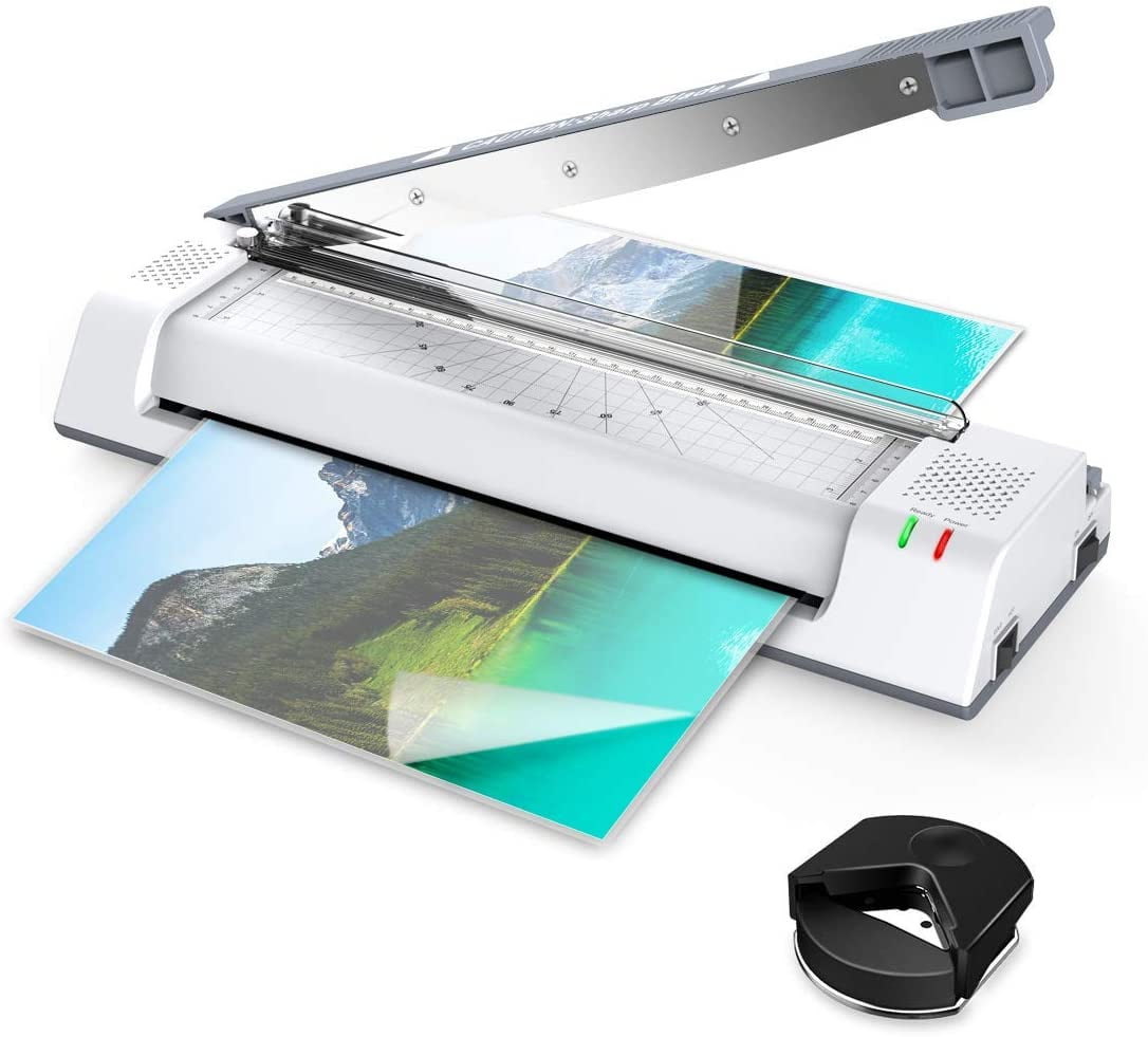 Thermal Laminator, A3/A4/A5 Laminating Machine for Home/Office/School,  Quickly Heat Up 13 Inch Hot and Cold Lamination Machine