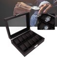thumbnail image 3 of Watch Box, 10Grids Watch Storage Box, Travel Watch Case For Sunglasses Ring, 3 of 8