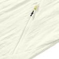 thumbnail image 5 of Mens Lightweight Hooded Waterproof Rain Jacket Breathable Sunproof Raincoat Shell for Outdoor Mountain Hiking Big and Tall Size S-5XL White, 5 of 8