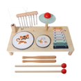 thumbnail image 1 of Batería para niños Educación temprana Habilidad motora Instrumento de percusión de madera Preescolar Animal, 1 of 9