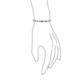 thumbnail image 2 of Bling Jewelry Womens 12 CTW Prong Set Cubic Zirconia CZ Colorful Multi Color Tennis Bracelet 7.5 Inch Silver Plated, 2 of 6