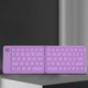 thumbnail image 4 of [Púrpura] Teclado Plegable Conexión Inalámbrica Teclado Oficina Portátil Universal para Teléfonos Móviles Tabletas Y Portátiles (Púrpura), 4 of 9
