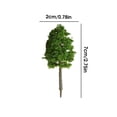 thumbnail image 4 of Injueey Paquete de 20 modelos de árboles, de arena de plástico Artificial, Mini paisaje, decoración artesanal DIY, accesorios de plantas de Decoración del hogar Injueey HA011940-00, 4 of 6