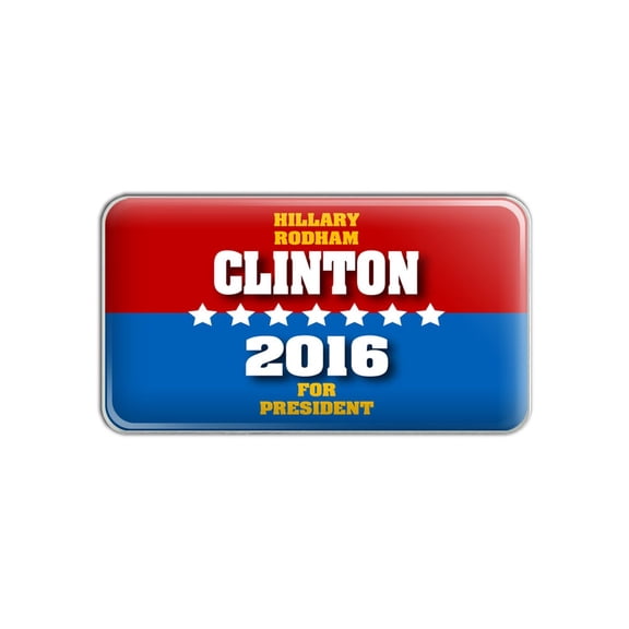 Hillary Rodham Clinton For President 2016 Election Campaign Metal Lapel Hat Pin Tie Tack Pinback