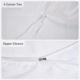 thumbnail image 3 of Payda Waffle Duvet Cover King Size,3 Pieces Duver Cover Set with Pillowcases Bedding Collection, White, 3 of 7
