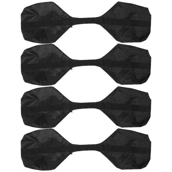 FOMIYES 4-Pack Outdoor Canopy Weights Black 1680D Oxford Fabric Heavy Duty Wind Resistant