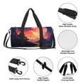 thumbnail image 4 of ZICANCN Sunset Sea Travel Duffle Bag, Sports Tote Gym Bag Weekenders Bags for Women Men, 4 of 8