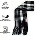 thumbnail image 7 of Alpine Swiss Mens Scarf Soft Knit Winter Scarves Plaid Striped or Solid Neck Covering Long Warm Stylish, 7 of 7