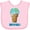 AD-Pink, variant on Inktastic Keep It Cool Melting Earth Ice Cream Cone Boys or Girls Baby Bib