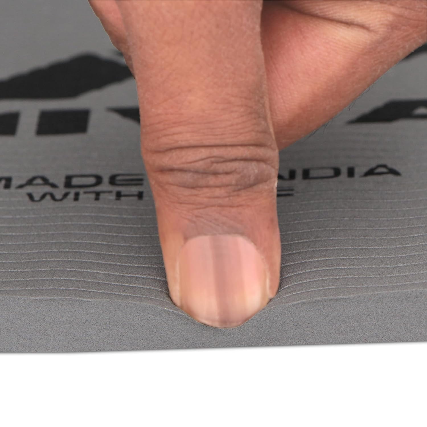 Nivia Ethylene Vinyl Acetate Anti-Skid Yoga MAT | Color: Grey  | Size: 10mm