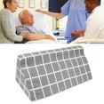 thumbnail image 1 of Bed  Pillow, Legs And Back Support Pillow, Sleeping, Post Surgery, Back, Hip And Knee Discomfort, Gray Blue Plaid, 1 of 8