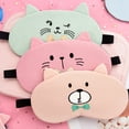thumbnail image 3 of Bangcool 3PCS Sleep Mask Cute Animal Elastic Sleep Eyeshade Eye Sleep Cover with Ice Pack, 3 of 10
