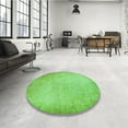 thumbnail image 4 of Ahgly Tapis Rectangulaire Lavable en Machine Intérieur Transitionnel Vert Émeraude, 5 Pieds x 7 Pieds, 4 of 7