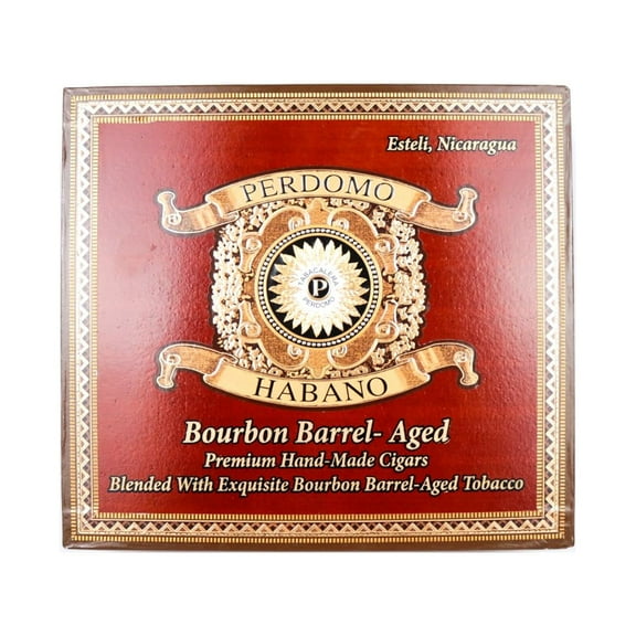 Perdomo Epicure Connecticut Habano Empty Wood Cigar Box 7.75" x 7" x 3"