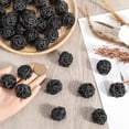 thumbnail image 3 of Wicker Rattan Balls Decorative Orbs Vase Fillers for Craft Party Valentine's Day Wedding Table Decoration Black 25~30mm 40pcs for DIY, 3 of 5
