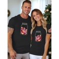 thumbnail image 1 of Camiseta de San Valentín con corazón, divertida camiseta de San Valentín para novios y novias, para hombres y mujeres, informal, de algodón fino, de manga corta y cuello redondo., 1 of 5