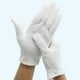 thumbnail image 2 of EeaseMX 12 pares de guantes de algodón blancos resistentes al desgaste, en una bolsa, guantes de trabajo de etiqueta (grosor medio, talla L), 2 of 8