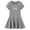Grey-e51, variant on Mnyotv Short Sleeve Summer Dresses for Girls Casual Bow Printed A-Line Dress Kids Girl Summer Outfits Size 2-3Y