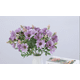 thumbnail image 1 of Xiao Hua 3 flores artificiales de margaritas, flores falsas, flores artificiales para decoración de bodas, 1 of 4