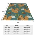 thumbnail image 3 of Vsdgher Knitted Woodland Squirrel Ultra-Soft Micro flannel Blanket Throw Blankets for Couch Sofa, Bed (4 sizes)-80"x60", 3 of 7