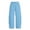 Z1Blue, variant on lnmuld Girls Solid Soft Fleece Wide Leg Sweatpants Drawstring Elastic Waist Pocket Casual Loungewear Trousers Size:10-11 Years
