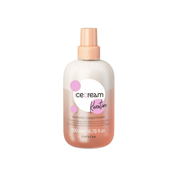 Inebrya Keratin Bi-Phase 200ml Acondicionador Sin Enjuague para