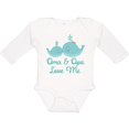 thumbnail image 3 of Inktastic Oma and Opa Love Me Boys or Girls Long Sleeve Baby Bodysuit, 3 of 5