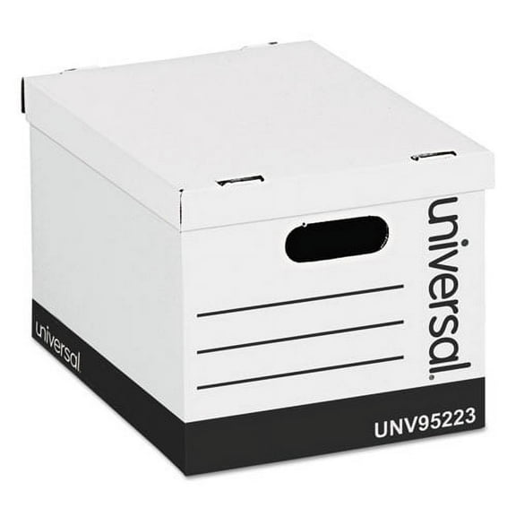 Basic-Duty Easy Assembly Storage Files, Letter/legal Files, White, 12/carton | Bundle of 2 Cartons