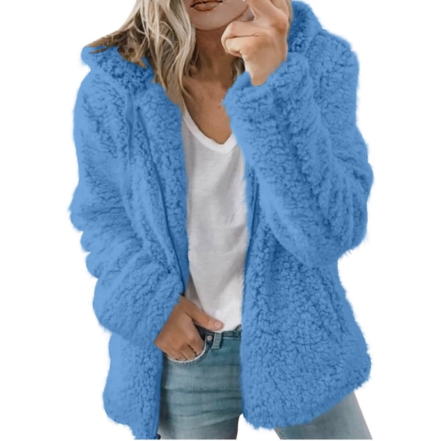 Winter Clearance Cardigan Sweaters for Women Long Sleeve Loose Coat Cardigan Solid Color Sweater