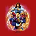 thumbnail image 2 of Boy's Marvel Doctor Strange in the Multiverse of Madness Powerful Heroes Graphic Tee Red Large, 2 of 4