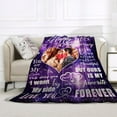 thumbnail image 2 of Wedding Anniversary Blanket 1 Year for Women Men - Happy 1st Anniversary 50"" X 60"" Soft Throw Blanket - Romantic Gift for Couple Wife Husband, 2 of 5