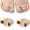 Beige,L*2, variant on Bunion Toe Separators for Overlapping Toes Women Men, Gel Toe Spacers with 2 Loops for feet, Toe Straightener(2 Large, 2 Small)