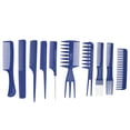 thumbnail image 2 of Juego de peines para peinar el cabello Ticfox 10 piezas, 2 of 12