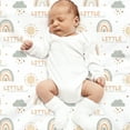 thumbnail image 2 of Gllquen Baby Minky Blanket Super Soft for Boys Girls, Baby Gifts Double Layer with Dotted Backing 30"x 40" , Clouds Rainbow, 2 of 11