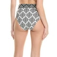 thumbnail image 2 of La Blanca womens  Oasis V-Front Bikini Bottom, 14, Black, 2 of 3