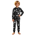 thumbnail image 6 of KPOPLK Halloween Pajamas Kid Girls Clothes Long Sleeve 2Pcs Tee/Pants Pjs Set Toddler Holiday Sleepwear Outfits,Size 7-8 Years, 6 of 9