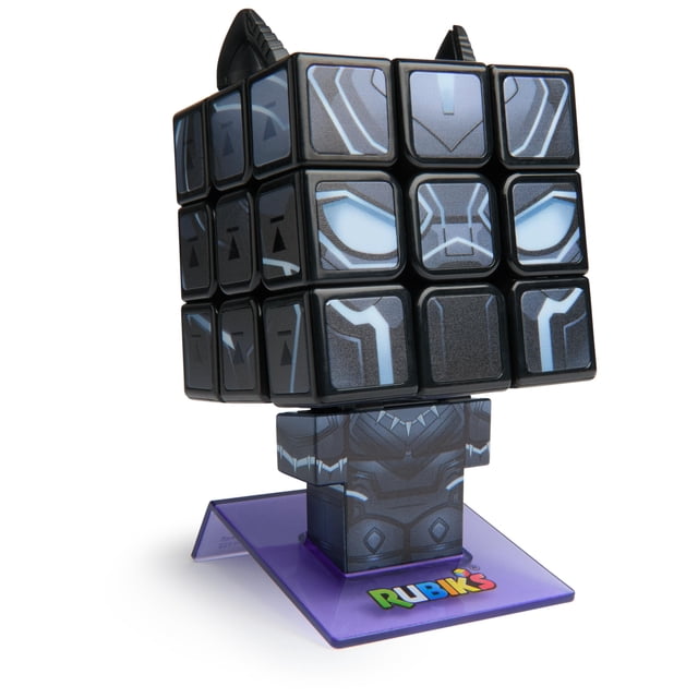 Juguete coleccionable Rubik's Cube Black Panther Cuber