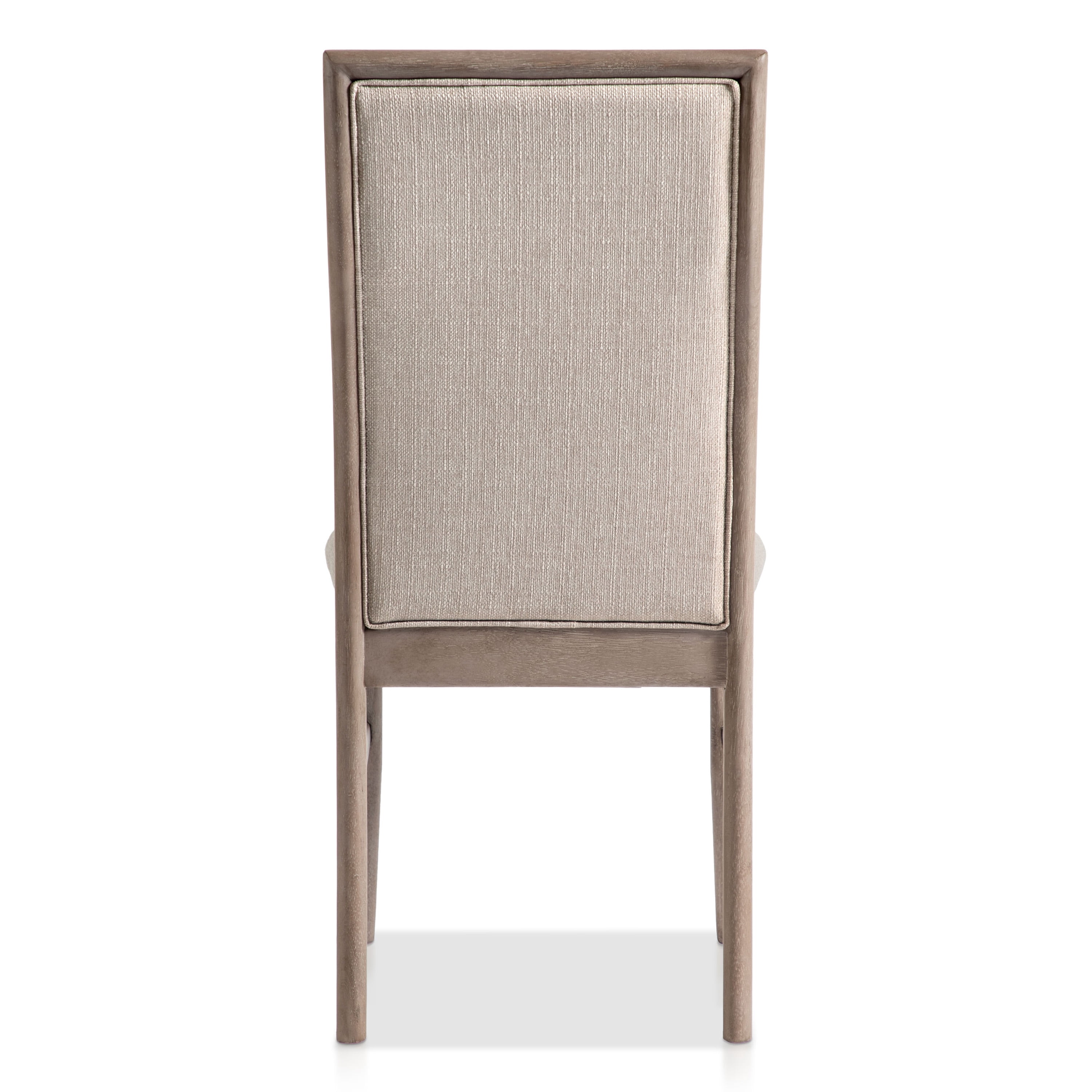 Furniture of America Flin Upholstered Solid Wood Side Chairs, Set of 2, Natural Ash