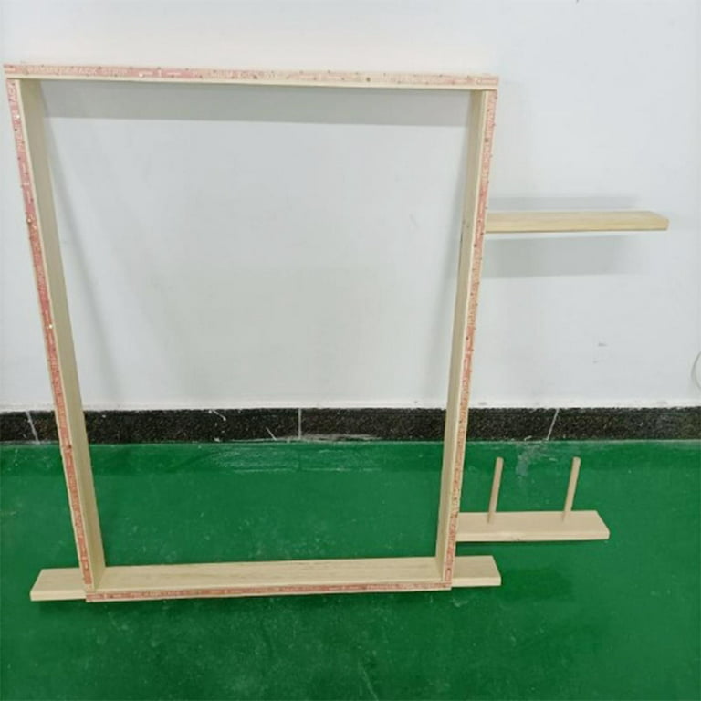 Wooden Frame, Tuft Frames, Durable for Tabletop Display Carpet Making 