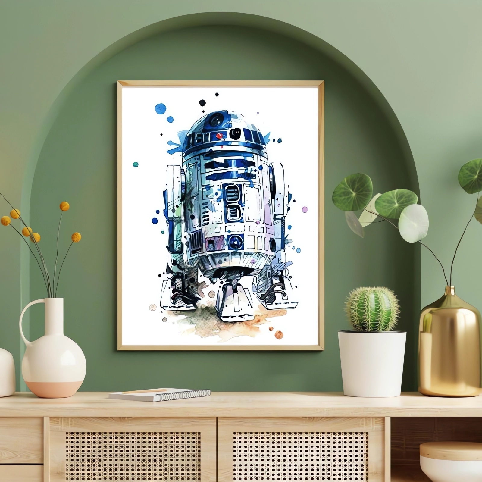VGJM Kit Diamond Painting Star Wars The Mandalorian - Toile 30x40 Cm, Strass Ronds - Loisir Créatif Pour Adultes Et Enfants - 9