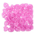 thumbnail image 4 of 100pcs Heart Shaped Crafting Buttons Delicate Shiny Sewing Buttons, 4 of 8