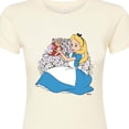 thumbnail image 3 of Disney - Alice In Wonderland - Alice And Dinah - Juniors Fitted Graphic T-Shirt, 3 of 5