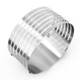 thumbnail image 3 of Matsuzay Anillo ajustable para rebanar pasteles, nivelador de rebanadas uniformes, herramienta para hacer repostería, accesorios profesionales para Cocina y Comedor 6-12 pulgadas Matsuzay HA009725-02B, 3 of 6