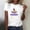 #210-White, variant on Ounisa Womens Tops Mardi Gras Sweatshirts Carnival Sweatshirt Funny Mask Graphic Short Sleeve Shirts Fat Tuesday Pullover
